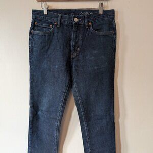 Outerknown Men's Ambassador Slim Fit Selvage Denim Jean - 31x32 Dark Indigo